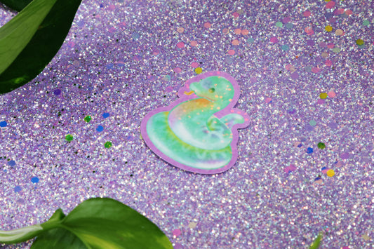 Jelly Snake | Shimmery Finish Die-Cut Sticker