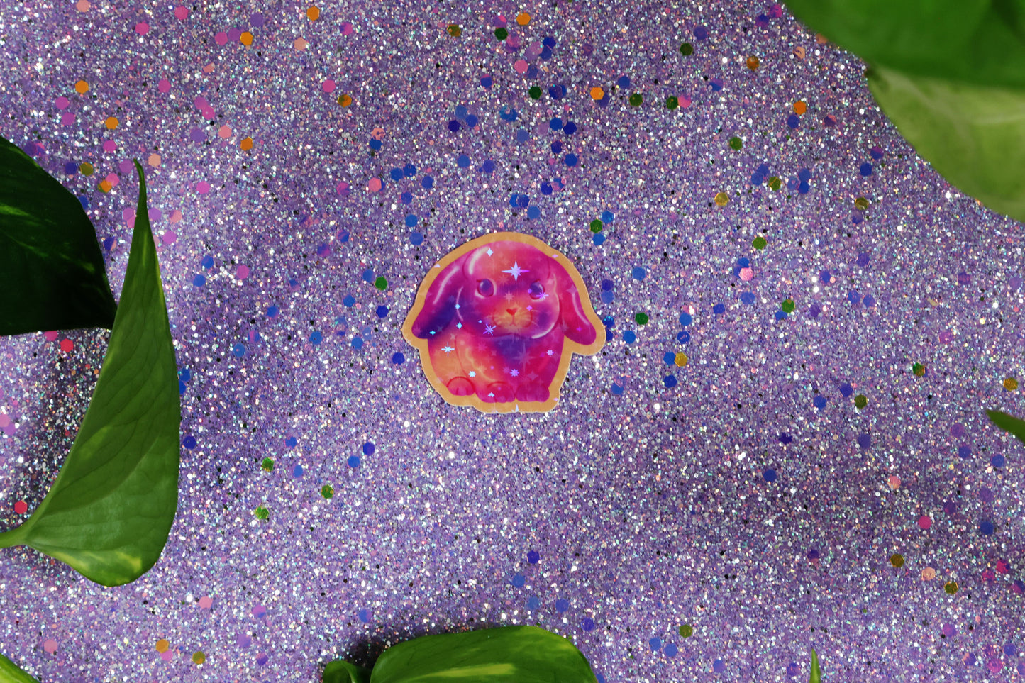 Jelly Bun | Sparkly Gloss Finish Die-Cut Sticker