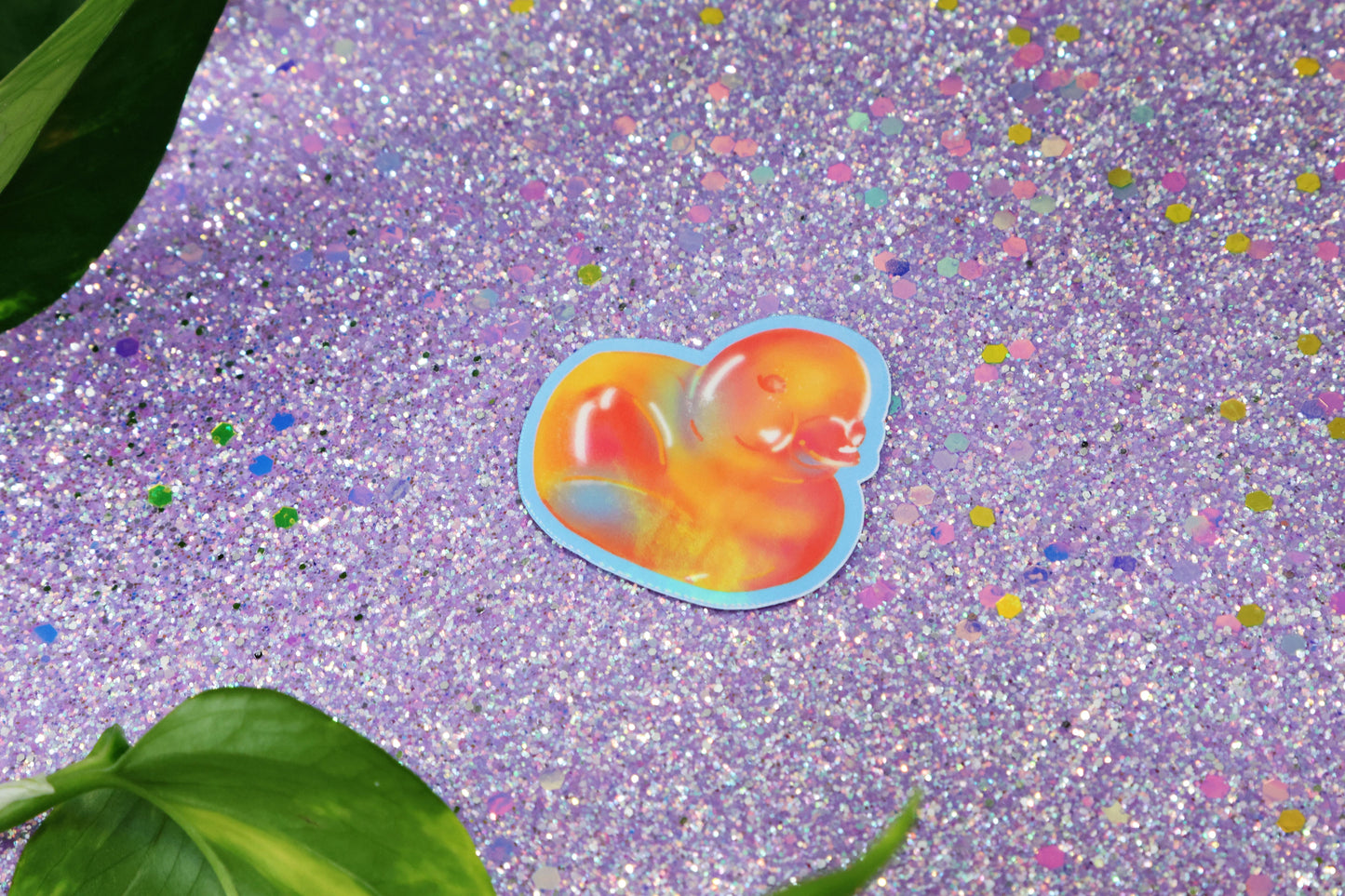 Die-Cut Sticker: Jelly Ducky - Glossy finish - 1ct