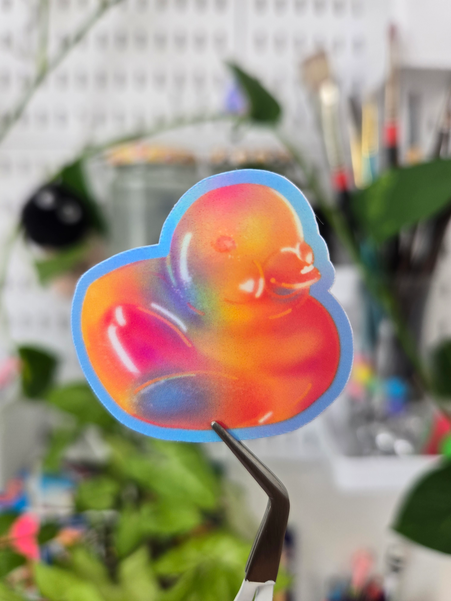 Die-Cut Sticker: Jelly Ducky - Glossy finish - 1ct